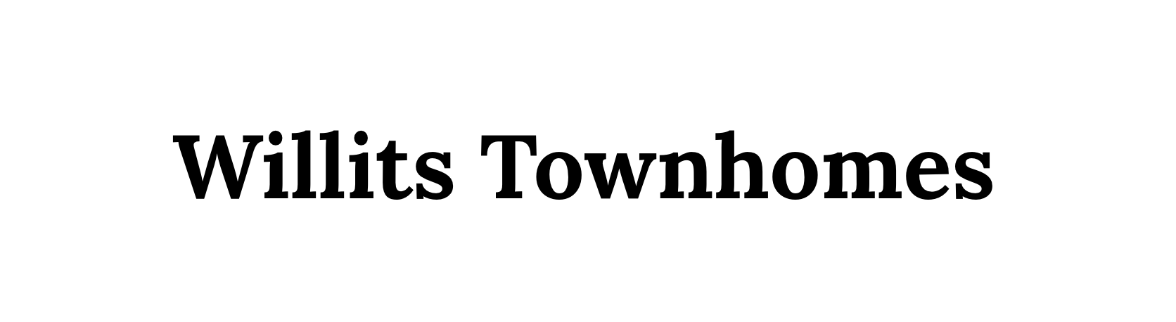 Willits Townhomes